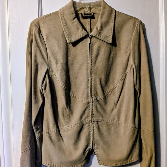 Suede Ideology cropped jacket - Picture 1 of 3